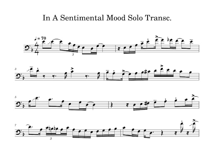 transcribe a musical piece